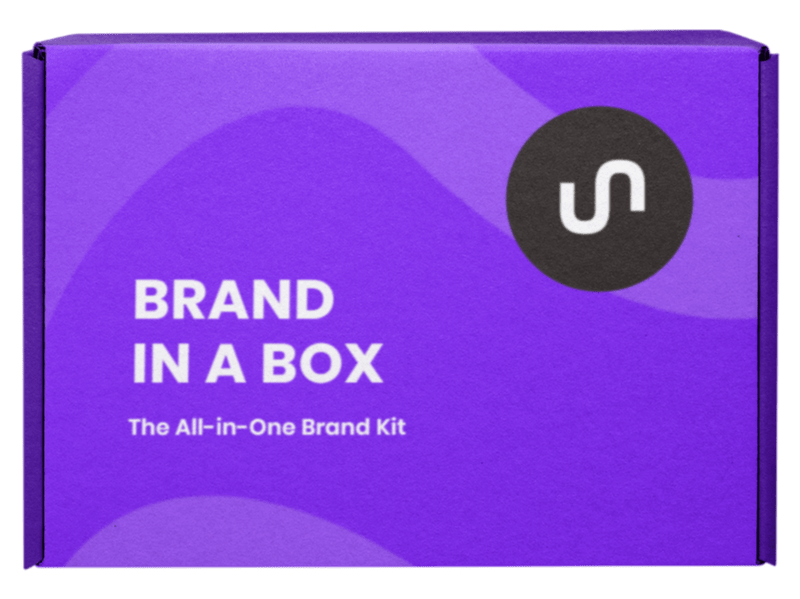 Brand-in-a-box Brand identity kits